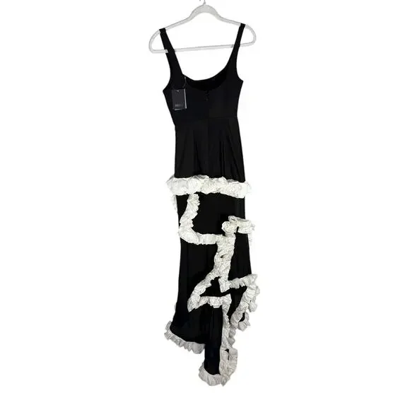NBD Wisteria Gown Maxi Dress Ruffle Detail Formal Statement Party Gala Event XXS